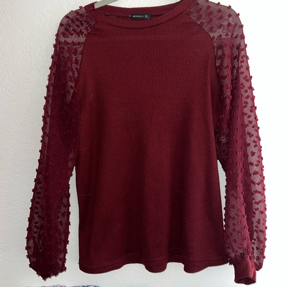 Maroon Blouse